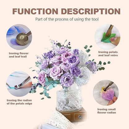 Flower Making Kit, Electric Fabric Flower Maker, Artificial Flower Ironing - Image 5