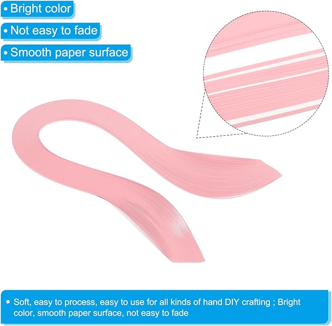 PATIKIL Quilling Strips Paper 600pcs 1.5mm 39cm Origami Paper Quilling Kits - Image 3