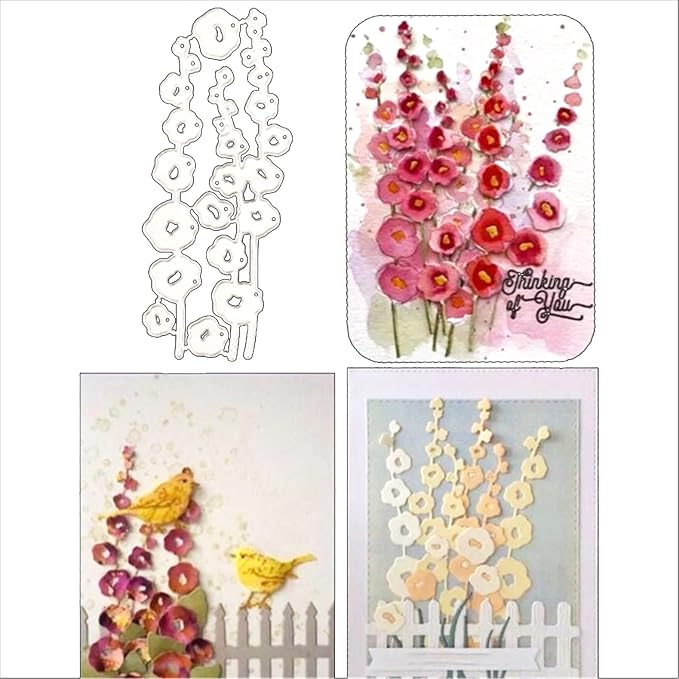 3D Background Cutting Dies Metal Stencils Scrapbooking Tools Flowers Lace Frame by AMMSOCHY