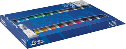 Winsor & Newton Cotman Watercolor Paint Set, 20 Colors, 5ml Tubes - Image 3