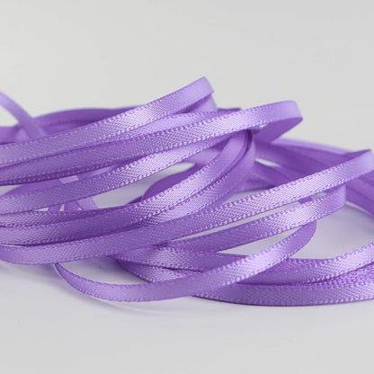 HUIHUANG Solid Color Satin Ribbon 1/8 inch x 100 Yards Roll Ribbon Light Purple - Image 2