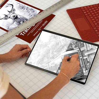 Crehatos 9" x 12" Tracing Paper, Translucent Tracing Pad, 75 Sheets 38lb/60gsm - Image 2
