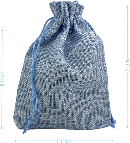 Palmhomee Pack of 25 Burlap Gift Bags - Image 2
