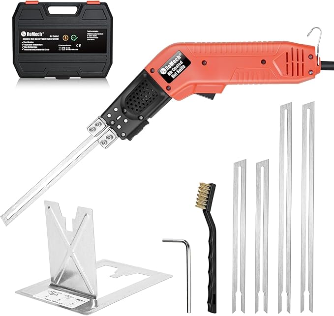 ROMECH Foam Cutter Pro Electric Hot Knife, 200W Air Cooled Styrofoam Cutting by RoMech