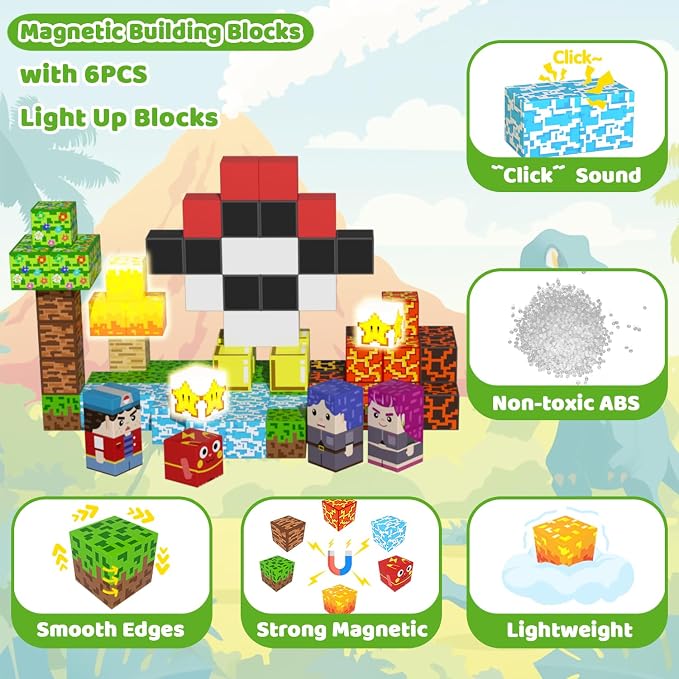 Magnetic Blocks, Stacking Magnets - Image 5