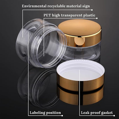 SATINIOR 12 Pack Plastic Container Jars - Image 3
