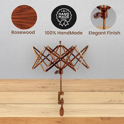 Wooden Yarn Umbrella Swift Winder, Yarn Winder - Image 2