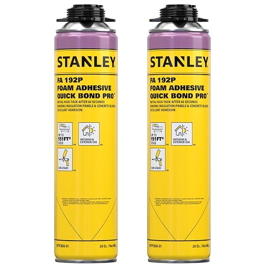 Stanley Quick Bond Adhesive Foam by STANLEY
