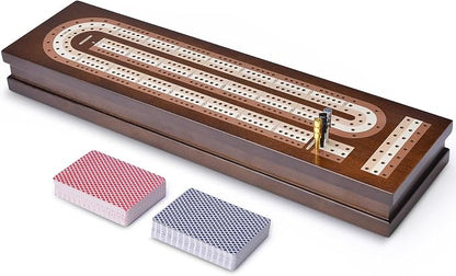 AMEROUS Wooden Cribbage Board Game Set - Image 6