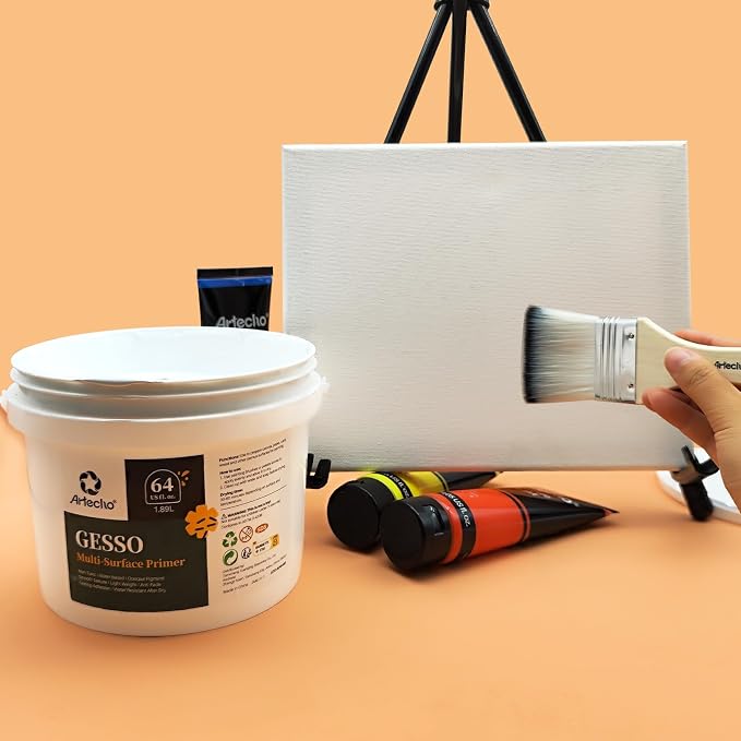 Artecho White Gesso 64oz / 1.89L, Gesso Primer - Image 5