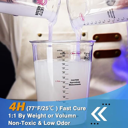LET'S RESIN Silicone Mold Making Kit 15A, 4H Faster Curing Liquid Silicone - Image 2