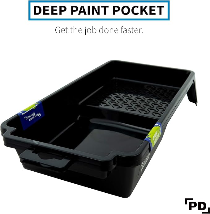 Precision Defined Paint Trays, Paint Roller Trays Liner, Plastic Paint Pan - Image 3
