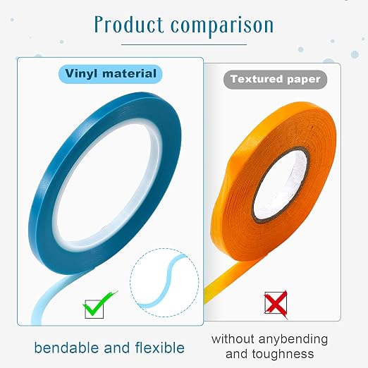 5 Rolls of Vinyl Tape Masking Tape Automotive Car Auto Paint - Image 4