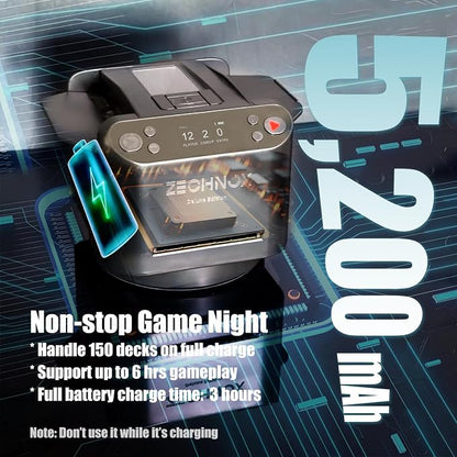 2025 New Smart 2-in-1 Automatic Card Shuffler and Dealer, Programmable Card - Image 7