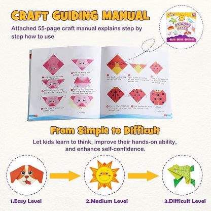 pigipigi Craft Origami Paper for Kids - Image 5