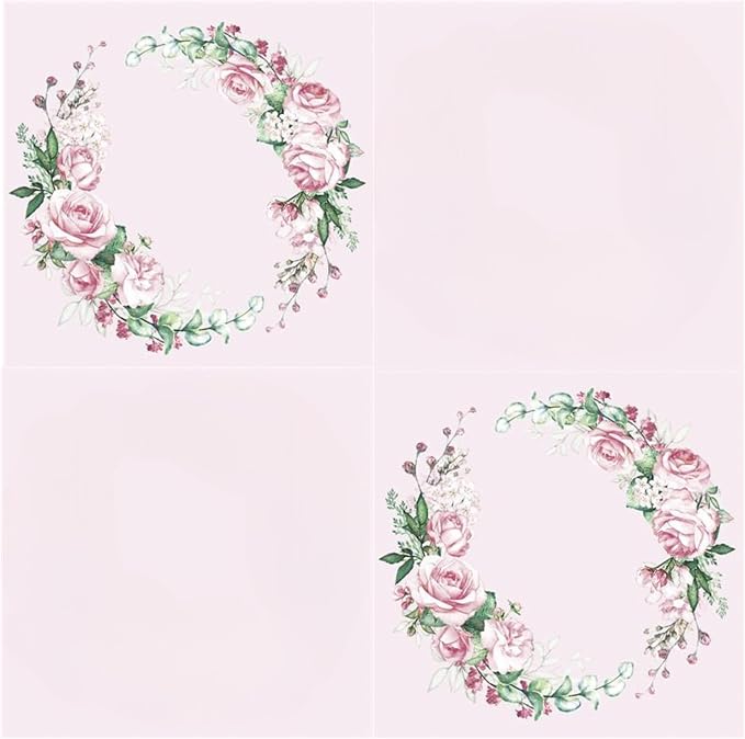 20-ct 13x13 Flowers Paper Luncheon Decoupage Napkins, 3-Ply Servilletas Printed - Image 2