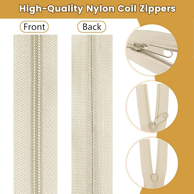 DOITEM 3 mm Nylon Endless Zipper Set - Image 4
