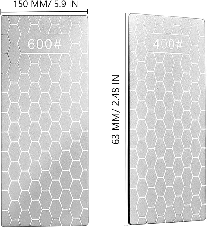 Diamond Sharpening Stone for 4 PCS Diamond Plate Honing Stone for Kitchen - Image 2
