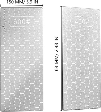 Diamond Sharpening Stone for 4 PCS Diamond Plate Honing Stone for Kitchen - Image 2
