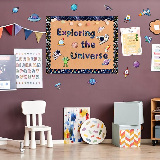 221 Pcs Bulletin Board Letters Round Alphabet Number Punctuation Symbol Combo - Image 5