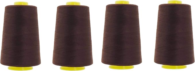 Mandala Crafts 4 Pack of Serger Threads Cones Spools by MandalaCrafts