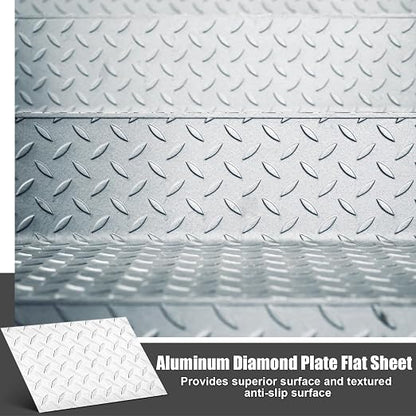 1pcs Diamond Plate Sheet Metal Heavy Duty Tread Aluminum Sheet Diamond Tread - Image 5