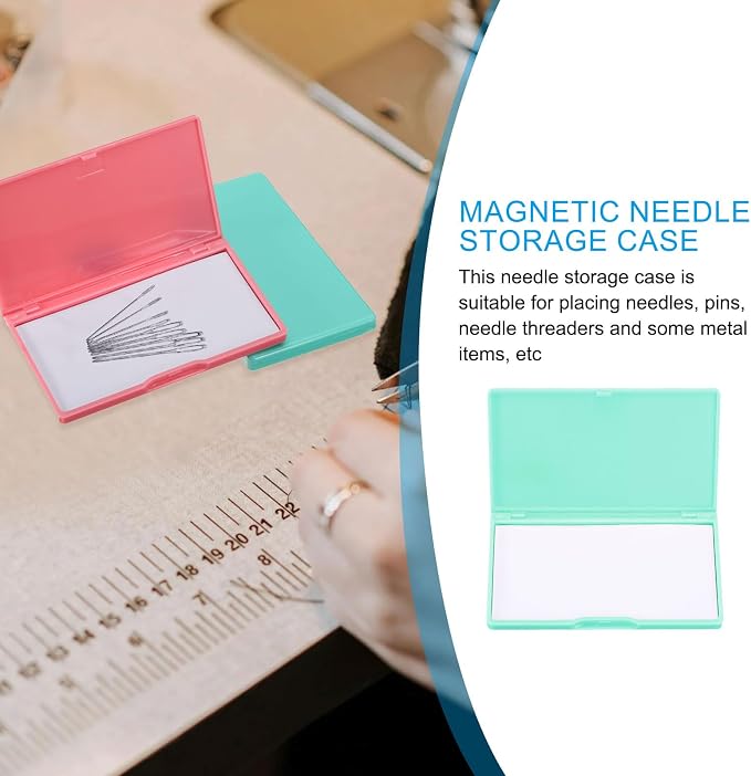 PATIKIL Magnetic Needle Storage Case, Plastic Portable Sewing Pin Keeper Needle - Image 5