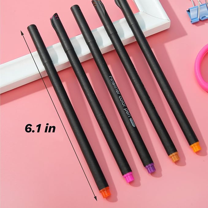 24 Colors Fineliner Color Pens - Image 2