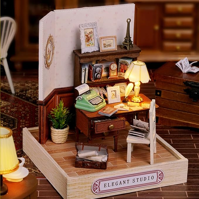 DIY Miniature House Kit, Mini House Building Kit - Image 2