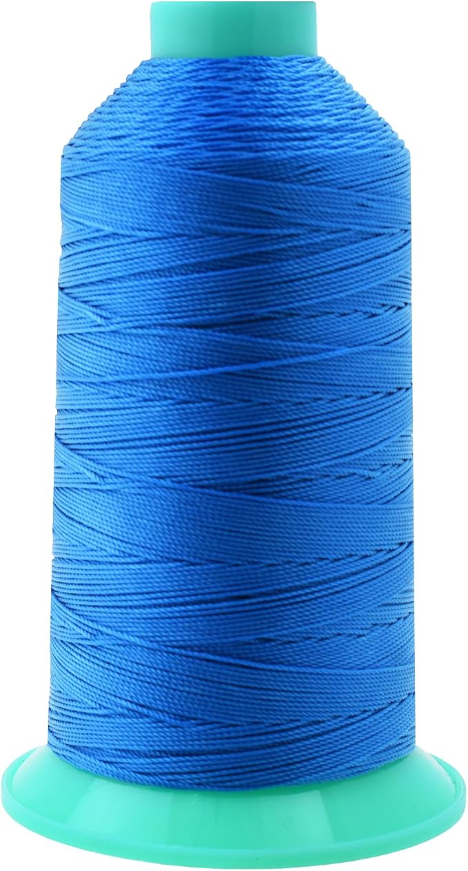 Mandala Crafts Bonded Nylon Thread Sky Blue Heavy Duty Sewing Threads by MandalaCrafts
