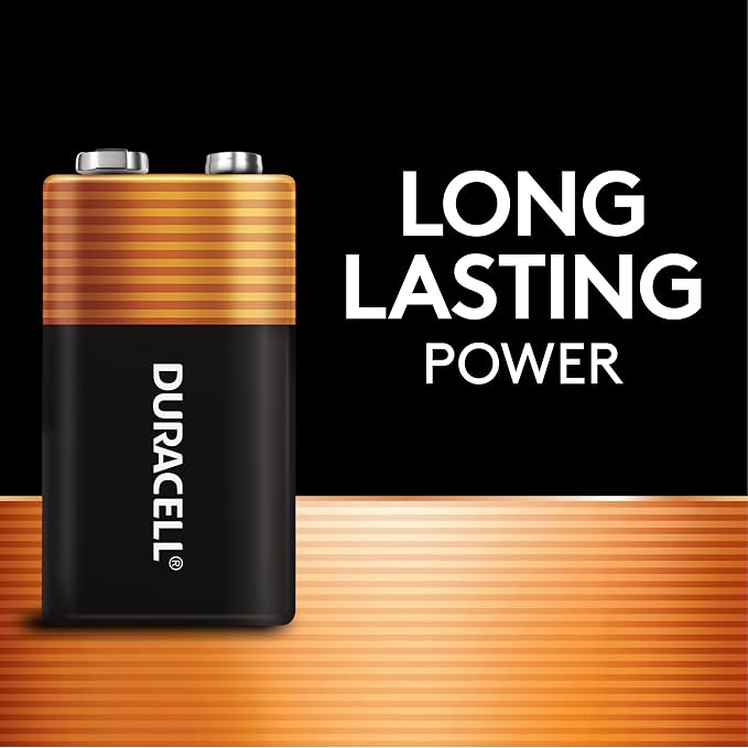 Duracell Coppertop 9V Battery, 9 Volt Battery - Image 2