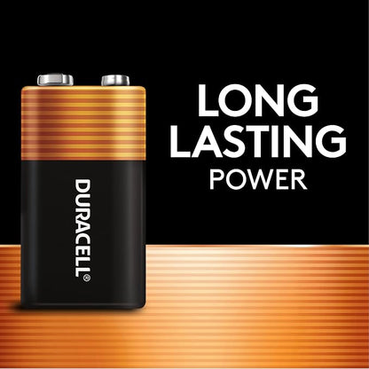 Duracell Coppertop 9V Battery, 9 Volt Battery - Image 2