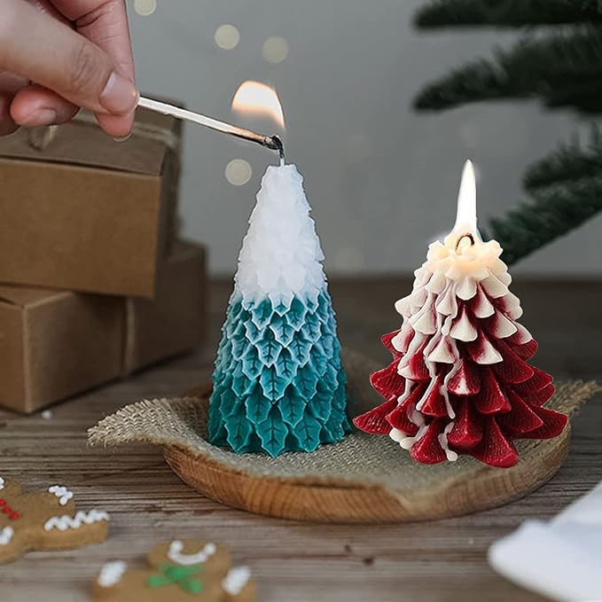 Christmas Tree Silicone Mold 3D Candle Molds - Image 5