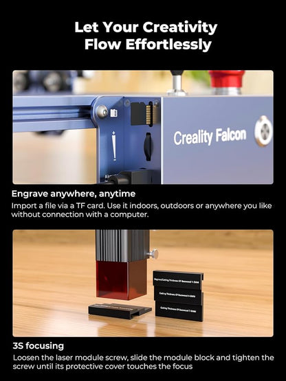Creality 72W Output Power Laser Engraver, Falcon Pro 10W - Image 4