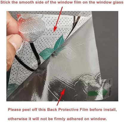 VSUDO Static Cling Decorative Window Privacy Film – Frosted Privacy Window Film - Image 9