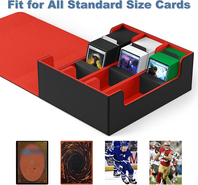 Mlikero Card Deck Case, 1800+ Trading Card Storage Box - Image 6
