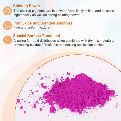 HARFINGTON Iron Oxide Powder Concrete Pigment 325 Mesh 3.5oz Iron Oxide Grout - Image 3