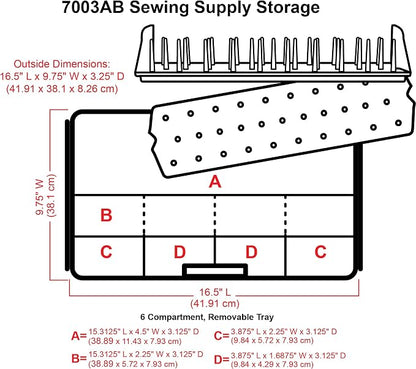 ArtBin 7003AB Sew-Lutions Sewing Supply Storage System - Image 7
