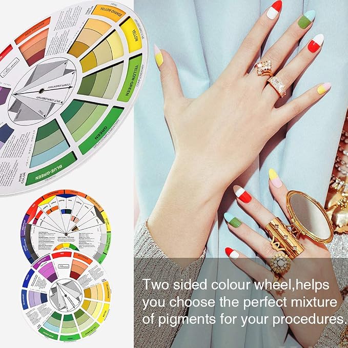 Pocket Color Wheel, Paint Mixing Learning Guide Art Class Teaching Tool - Image 5