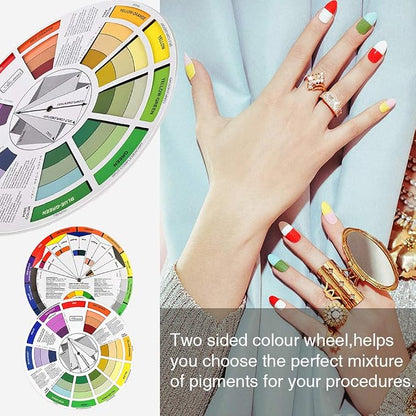 Pocket Color Wheel, Paint Mixing Learning Guide Art Class Teaching Tool - Image 5