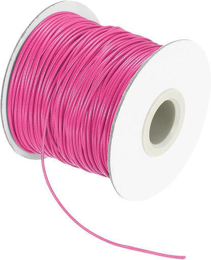 MECCANIXITY Waxed Cord 1mm Waxed Thread 87 Yard Wax String Leather Cord by MECCANIXITY
