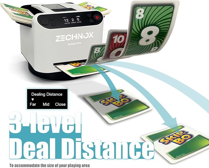 2025 New Smart 2-in-1 Automatic Card Shuffler and Dealer, Programmable Card - Image 9