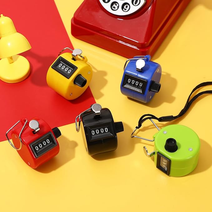 FEBSNOW Handheld Tally Counter Clicker 4 Digital Number Click Counter - Image 7