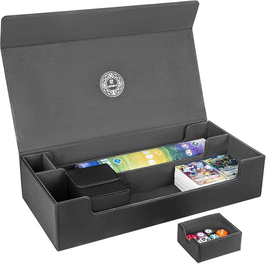 Card Deck Box, X-Large Premium Trading Card Storage Case by LEFOR%C2%B7Z