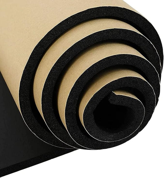 3/4''T x 12''W x 59''L Neoprene Sponge Foam Rubber Sheet Roll by AQD