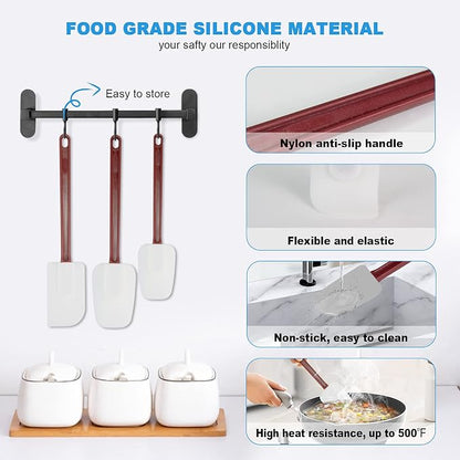 High Heat Resistant Silicone Scraper - Image 2