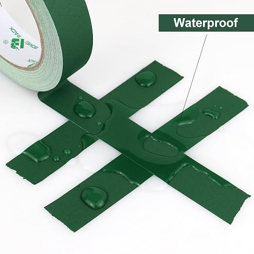 BOMEI PACK Dark Green Gaffer Tape, Matte Non-Reflective, 1inch x 20yds No - Image 4