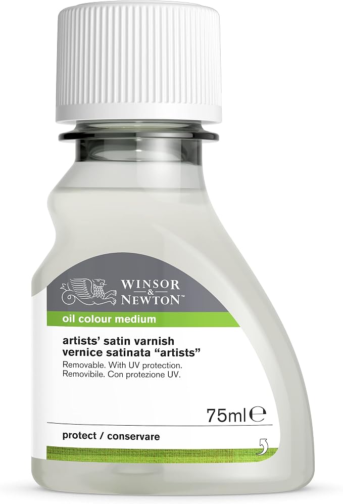 Winsor & Newton Professional Artists' Satin Varnish, 75ml Bottle - Image 8