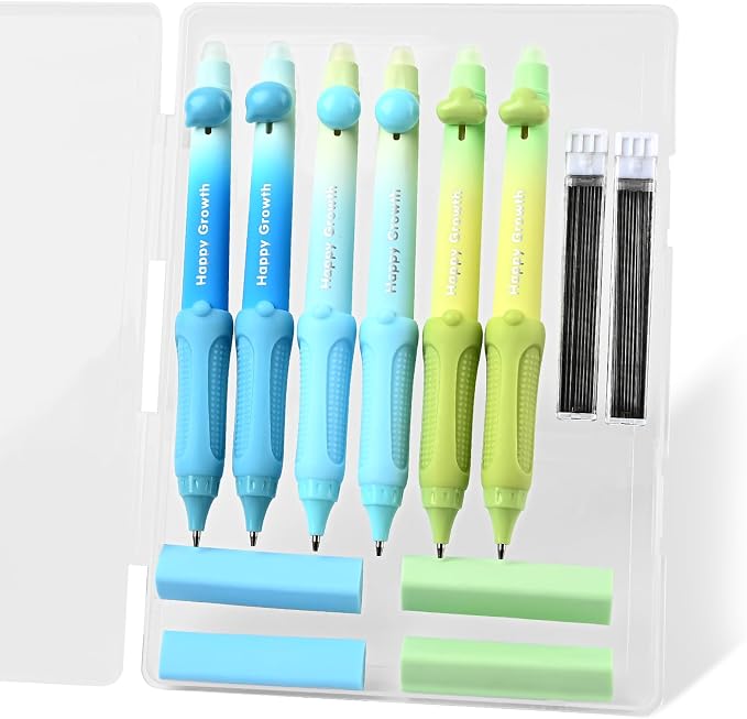 Temiary Cute Mechanical Pencil Set by Temiary