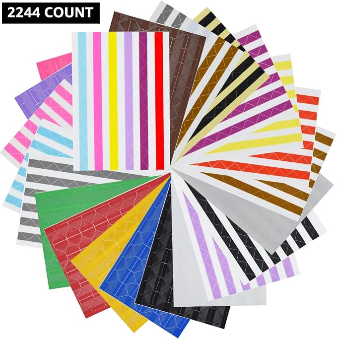 VIPbuy 2244 Count Photo Mounting Corner Stickers Self Adhesive - Image 3